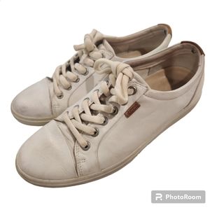 Women's Ecco Soft VII Leather Sneakers Shoes - Size 7/7.5